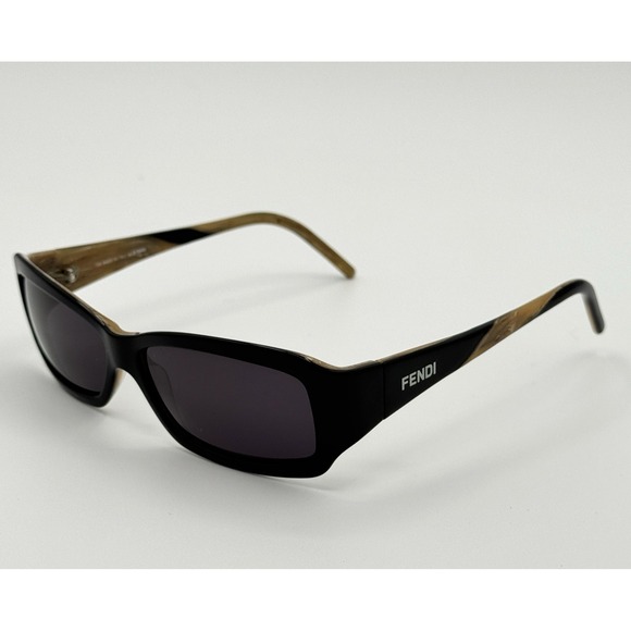 Fendi FS 320 Sunglasses Frames ONLY Black Tortoise 55-13 018 Italy READ - Picture 1 of 6